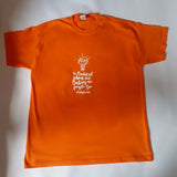 T-Shirt: Orange, short sleeved, unisex t-shirt: Radical Idea